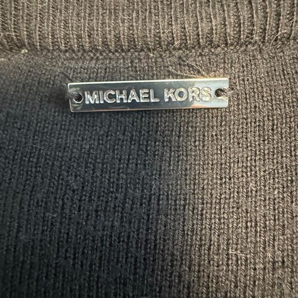 Michael Michael Kors Black White Striped Sweater Women’s Size M Long Sleeve Knit - Picture 4 of 6